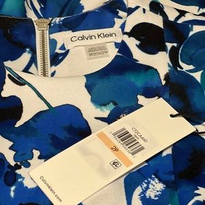 *NWT* CALVIN KLEIN Petite Floral-Print Sheath Dress